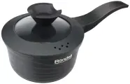 Ковш Rondell Walzer RDA-764 черный, объем 1.3л, диаметр 16см, есть крышка