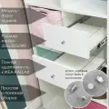 Ящик - 2 шт. Вставка с модулем в стеллаж QBox, подходит в IKEA KALLAX (Икея Каллакс)