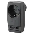 Разветвитель ЭРА SP-1e-USB, 16 А, 1 гнездо