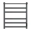 Полотенцесушитель электрический 500x600 с полкой диммер справа, графит