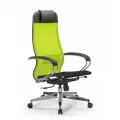 Кресло компьютерное МЕТТА-4/подл.131/осн. Synchro 004 Лайм/Черный
