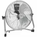 Вентилятор напольный, 90 Вт, скоростей - 3 шт, серебристый, GoodsMart, 1 шт.