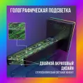Подставка для наушников , держатель для наушников с RGB подсветкой и двумя портами, сенсорная кнопка