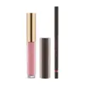 DELILAH Набор для макияжа губ Nude Lip Wardrobe Collection Kit: Карандаш для губ Buff 0,31 г, Блеск для губ 6,5 мл Minx , Губная помада Muse 3,7 г