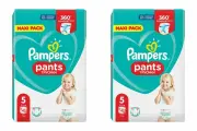 Pampers Подгузники-трусики Pants, 5 Junior, 12-17 кг, 42 шт в уп, 2 уп