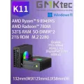 Мини ПК GMK K11，AMD Ryzen 9 8945HS，RAM 32GB DDR5，ROM 2TB ，WIN11 Pro，Oculink*1