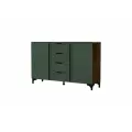 Комод Брента - Комод - 4 ящика, 2 двери - Оливковый