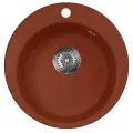 Кухонная мойка AquaGranitEx красный марс M-05 /334