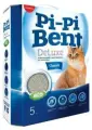 Наполнитель Pi-Pi-Bent 5кг DeLuxe Clean cotton комкующийся для кошек