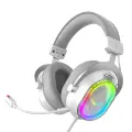 Игровые наушники Fifine H13 Gaming Headsets (White) / 7.1 / отключаемая RGB подсветка