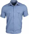 Рубашка форменная кор. рукав голубая