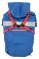 Дождевик для собак PUPPIA Wilderness с капюшоном и шлейкой, синий, M (Южная Корея)