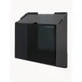 Диспенсер для бумажных полотенец FlexHome акриловый, чёрный, крепление без сверления