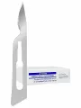 Лезвие для скальпеля одноразовое №15C углеродистая сталь Apexmed 100 шт.