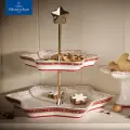 Этажерка новогодняя 26 см, 2 яруса, Winter Bakery Delight, Villeroy & Boch, Премиум-Фарфор