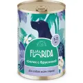 Влажный корм FLORIDA для взрослых собак всех пород с кроликом и брусникой (400 гр х 9 шт)