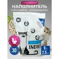 Наполнитель для кошачьего туалета Indigo Mix растительный, глиняный, 6л