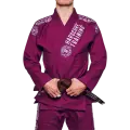 Кимоно для джиу-джитсу HARDCORE TRAINING, размер A2, фиолетовый
