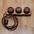 Декоративный электрический удлинитель ретро 3 розетки и 3 метра провода