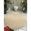 Коврик для ванной и туалета круглый Natali's Carpets 120х120 см Турция
