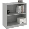 Стеллаж для книг, напольный стеллаж для хранения SKYLAND SIMPLE SR-2W, серый, 77х35.9х79 см