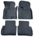Автомобильные коврики ЕВА / EVA для Mazda III BМ 2013-н. в. / Мазда 3 БМ / 3D 3д / с бортами / черный-черный