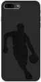 Силиконовый чехол на Apple iPhone 8 Plus / 7 Plus / Эпл Айфон 7 Плюс / 8 Плюс с рисунком Basketball Soft Touch черный