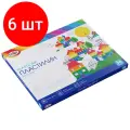 Комплект 6 шт, Пластилин Гамма Классический, 36 цветов, 720г, со стеком, картон. упаковка