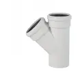 Тройник Ostendorf SKEA d110х58 мм 45° пластиковый бесшумный для внутренней канализации (335220)
