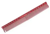 Расческа для стрижки с линейкой 22 см красная