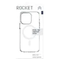 Чехол Rocket Prime для Apple iPhone 15 Pro, MagSafe, прозрачный