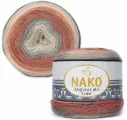 Пряжа Nako Angora Luks Color 81913 ( 4 мотка )