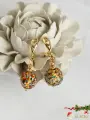 Серьги ARTEBALENO, муранское стекло, стекло, золотой