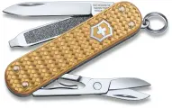 Нож перочинный Victorinox Classic Precious Alox (0.6221.408G) 58мм 5 функций золотистый подарочная коробка