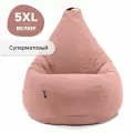 Кресло мешок груша GoodPoof Велюр Париж XXXXXL Пион