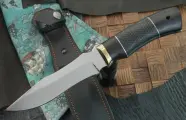Закаленная сталь нож Шершень, сталь 95Х18, рукоять граб/акрил