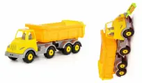 Автомобиль Муромец Самосвал с полуприцепом (пластик, в сетке, от 3 лет) 44129, (Полесье)