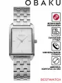 Наручные часы OBAKU, серебристый