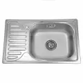 Мойка кухонная врезная нержавеющая сталь прямоугольная SINKLIGHT N 6642 R 0.8/180 1P полированная правая