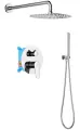Душевая система Aquatek Бетта AQ1172CR хром нержавеющая сталь/латунь