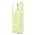 DKNY для iPhone 16 Pro Max чехол PC/TPU Double layer Repeat Electroplated Hard Yellow