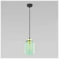 Подвесной светильник со стеклянным плафоном TK Lighting Marco 6696, E27, 60 Вт, цвет зеленый