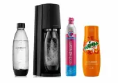 Сифон SodaStream Terra черный + Mirinda Сироп-концентрат 440мл