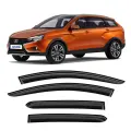 Дефлекторы на боковые стекла Lada Vesta Cross 2017 н. о. накладные 4 шт. Voin AZARD DEF00902 | цена за 1 шт