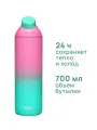 Термобутылка MIKU 700 мл (Бирюзово-розовый)