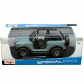 Maisto Машинка металлическая 1:18 Ford Bronco Badlands '21, голубая