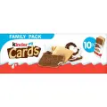 Печенье Kinder Cards шоколадно-молочное, Family Pack, 256 гр. (Италия)