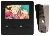 EVJ-4(b)c-KIT Комплект видеодомофона 4.3 слот microSD 32G (Монитор/Видеопанель)
