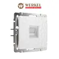 Встраиваемая розетка Ethernet RJ-45 Werkel Hammer W1281001 белый IP20