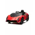 Детский электромобиль на аккумуляторе и с пультом управления, Lamborghini Autentica, цвет красный